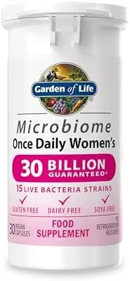 Garden of Life Microbiome Probiotics Once Daily Women's Supplements